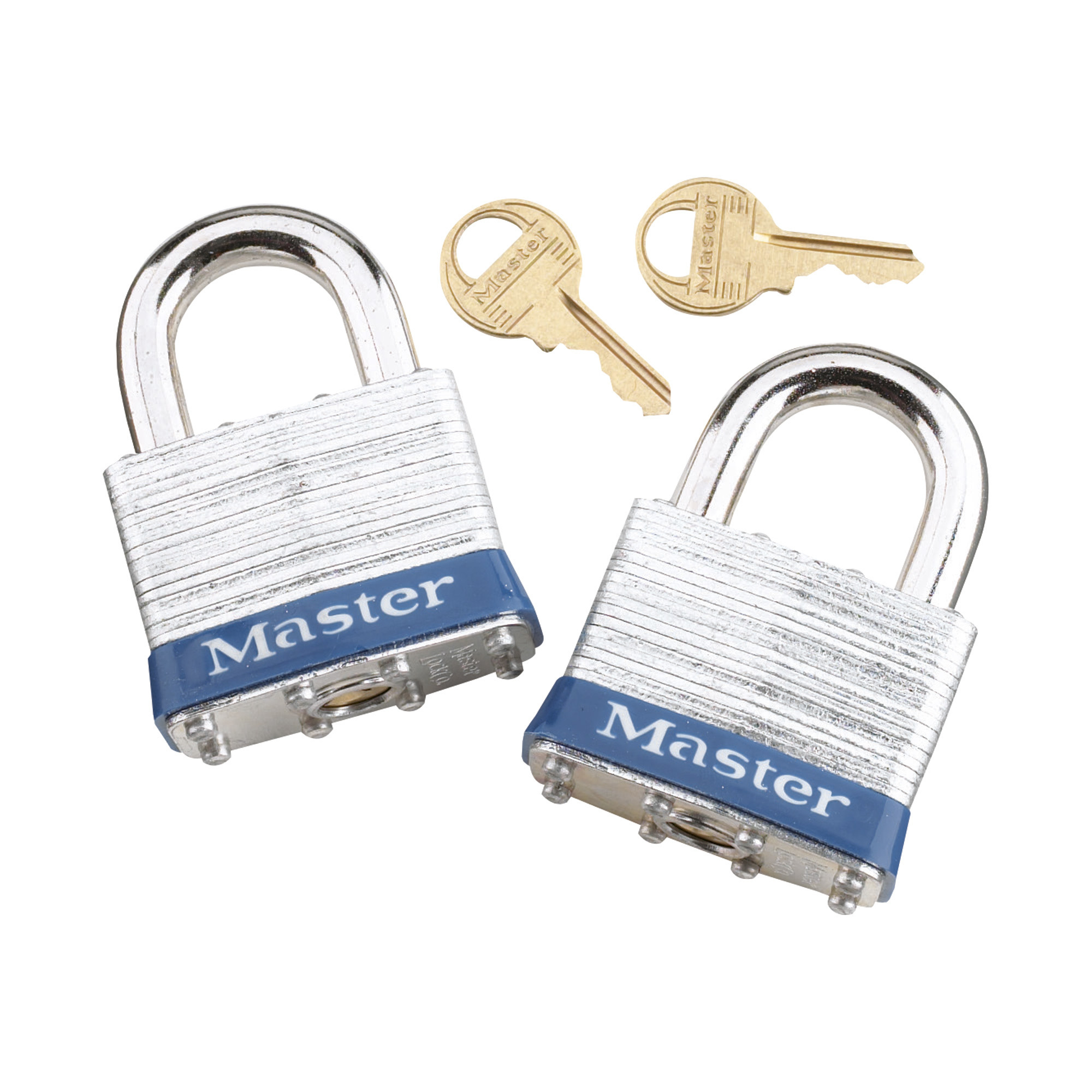 Master Lock 2-Pack of 2in. Steel Keyed Alike Padlock, Model# 5T